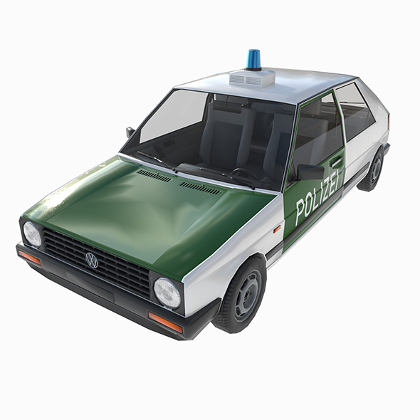 VW Volkswagen golf 2 police in Germany