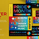 Black Y2K Pride Month Flyer Set