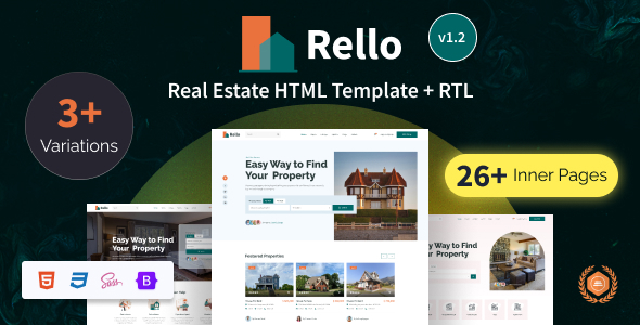 Rello - Real Estate Bootstrap 5 Template