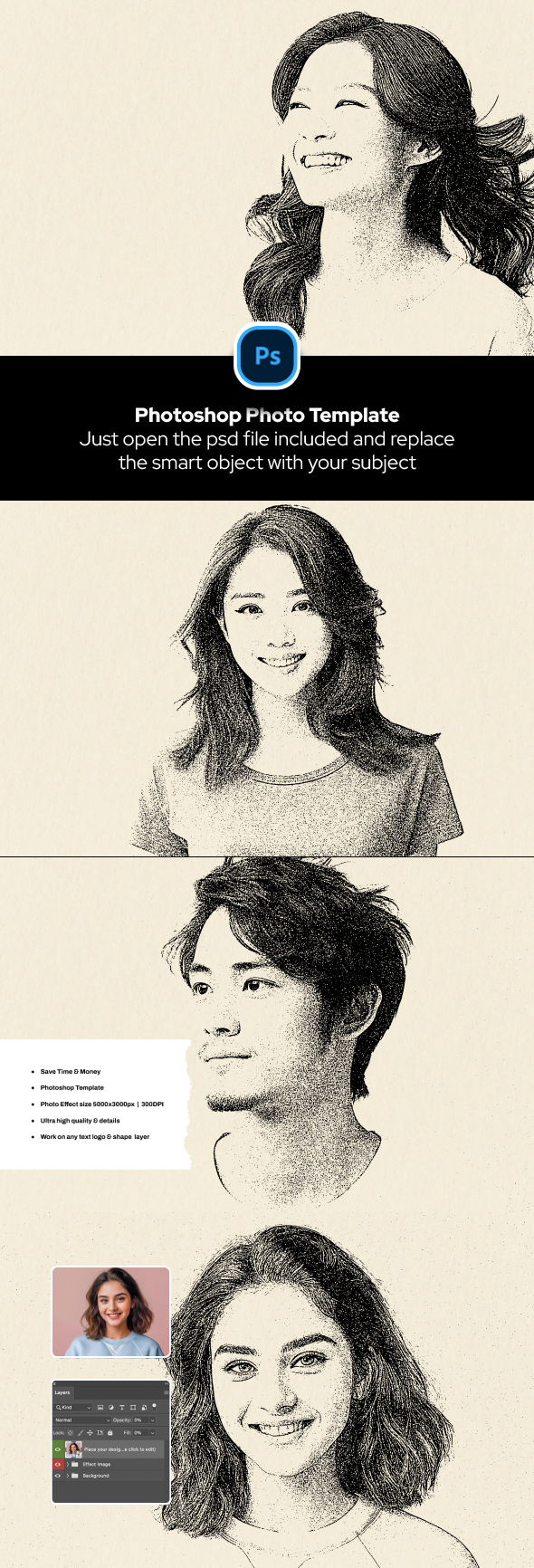 [DOWNLOAD]Dotted Sketch Photo Effect