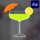 Cocktail Animated Stickers for After Effects - VideoHive Item for Sale