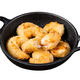 Fried Breaded Shrimps  Prawns in a pan.  Isolated on white background. Top view. - PhotoDune Item for Sale