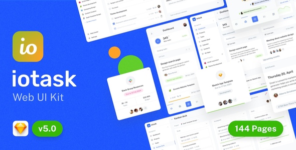 IOTask - Project Management UI Kit