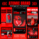 Atomic Brand Streetwear Instagram Template Design