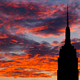 Empire State Building at Amazing Sunset. New York - PhotoDune Item for Sale