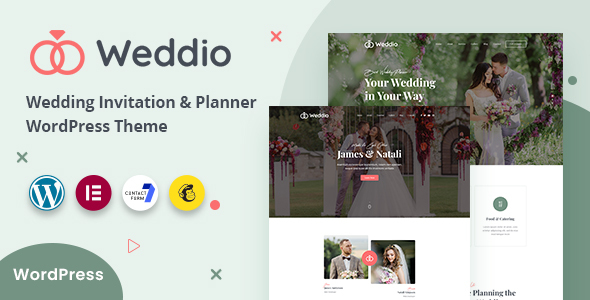 [DOWNLOAD]Weddio - Wedding Invitation and Planner WordPress Theme