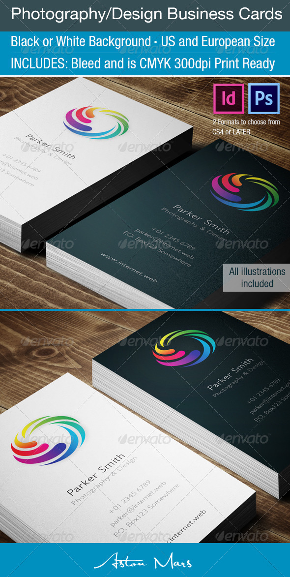 Photography Business Cards - Industry Specific Business Cards