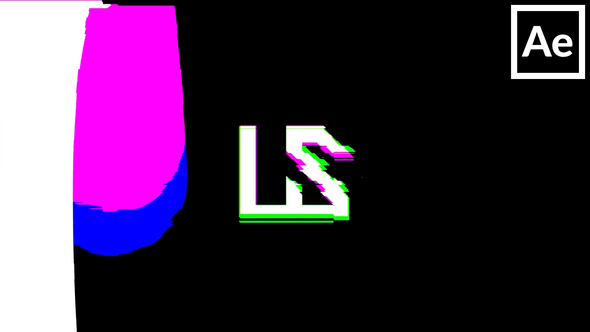 Glitch Logo Animation