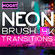 Neon Brush Transitions 4K | MOGRT - VideoHive Item for Sale