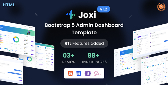 Joxi - Bootstrap 5 Admin Dashboard Template