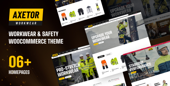 Axetor - Workwear & Safety WooCommerce Theme