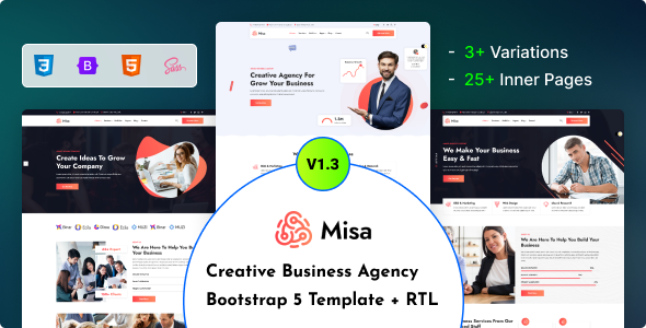 [DOWNLOAD]Misa - Creative Business Agency Bootstrap 5 Template