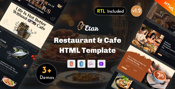 Etar - Restaurant & Cafe Bootstrap 5 Template