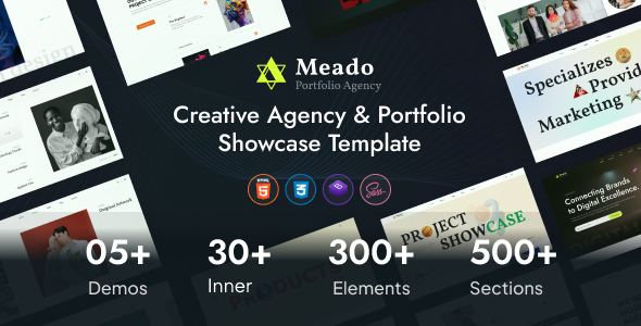 Meado - Creative Portfolio & Agency HTML Template