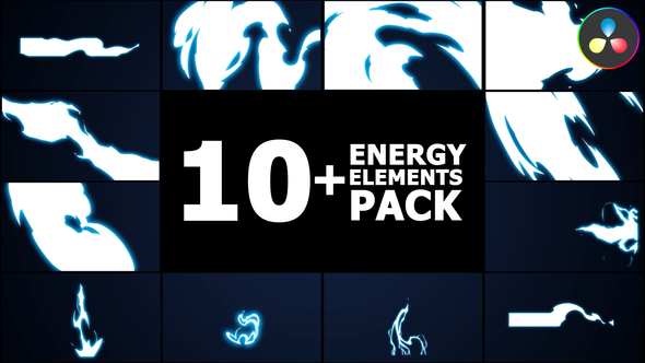 Energy Elements Pack | DaVinci Resolve