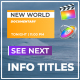 Gradient Info Titles for FCPX