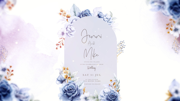 Wedding Intro V7 Video Displays template preview