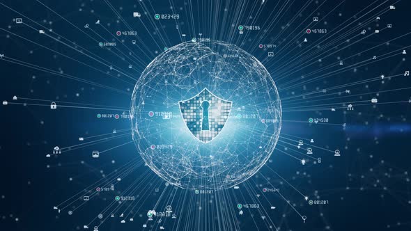 Shield Icon Secure Technology Network 00599 alt