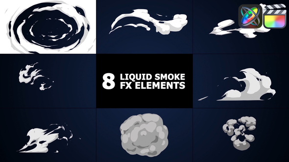Liquid Smoke Elements | FCPX