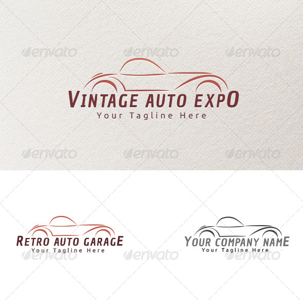 Vintage Cars - Logo Template - Objects Logo Templates