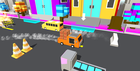 Unity Game Template - Highway Deliver Master