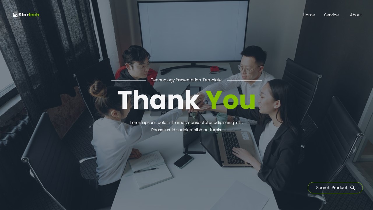 Startech - Technology Google Slide Templates, Presentation Templates