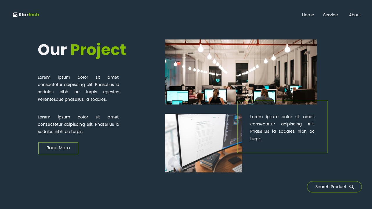 Startech - Technology Google Slide Templates, Presentation Templates