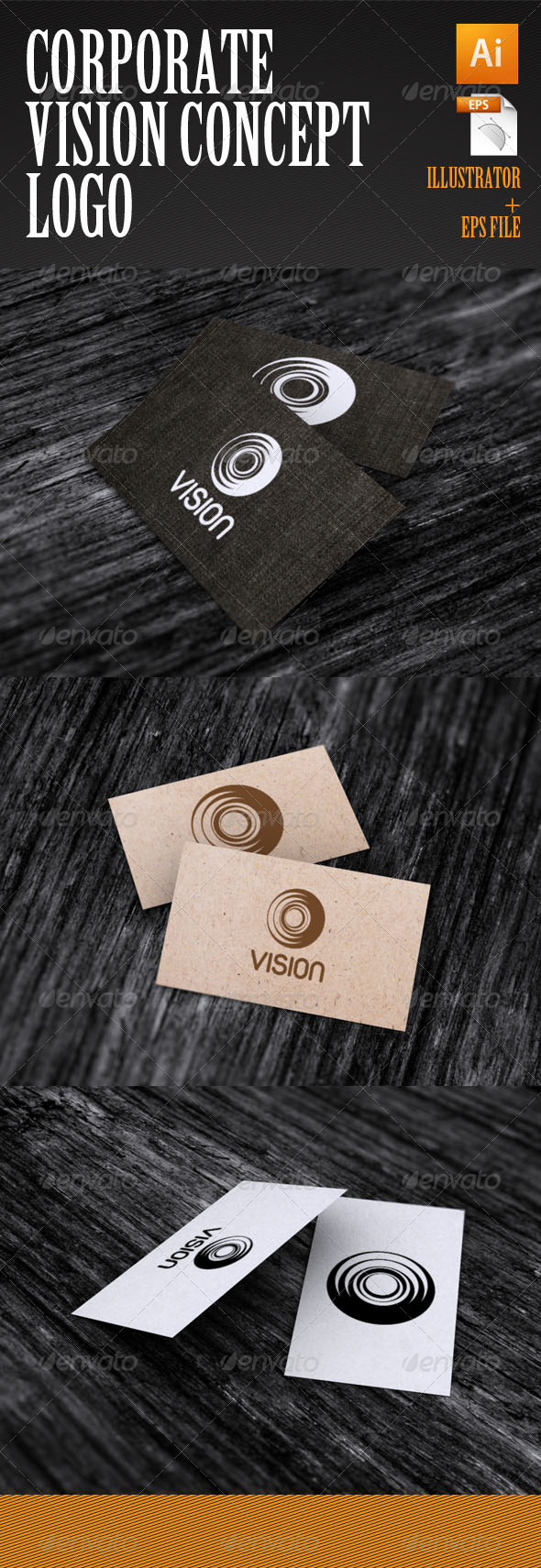 Corporate Vision Concept Logo - Abstract Logo Templates