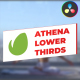 Athena Lower Thirds for DaVinci Resolve - VideoHive Item for Sale