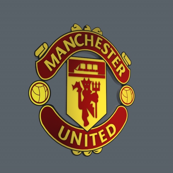 Manchester United Logo by grafixstuff | 3DOcean