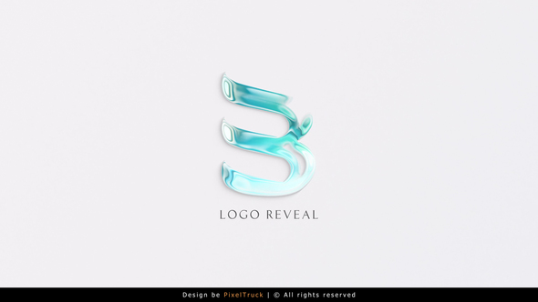Liquid logo reveal