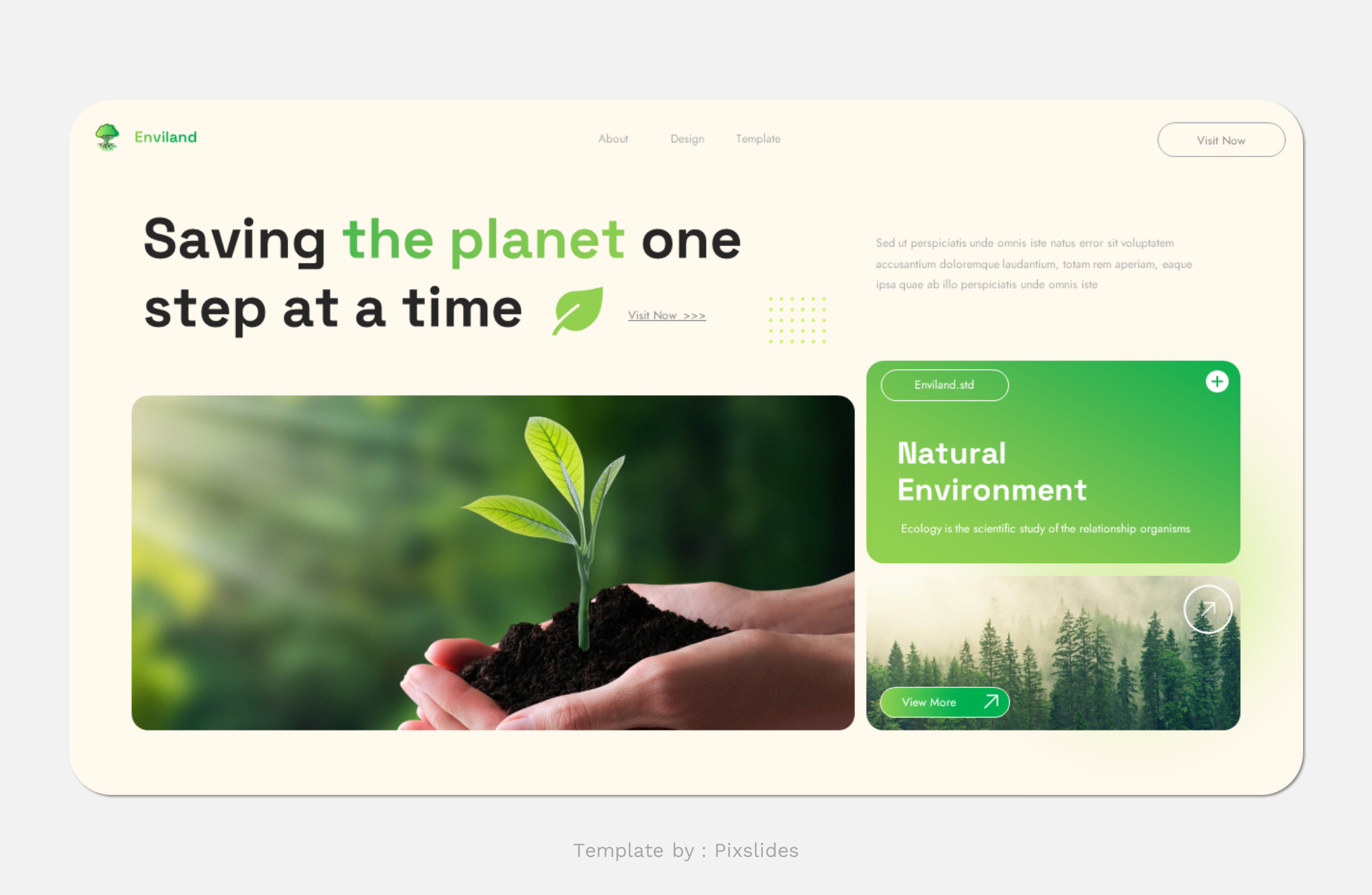 Enviland - Environment & Ecology PowerPoint Presentation Template ...