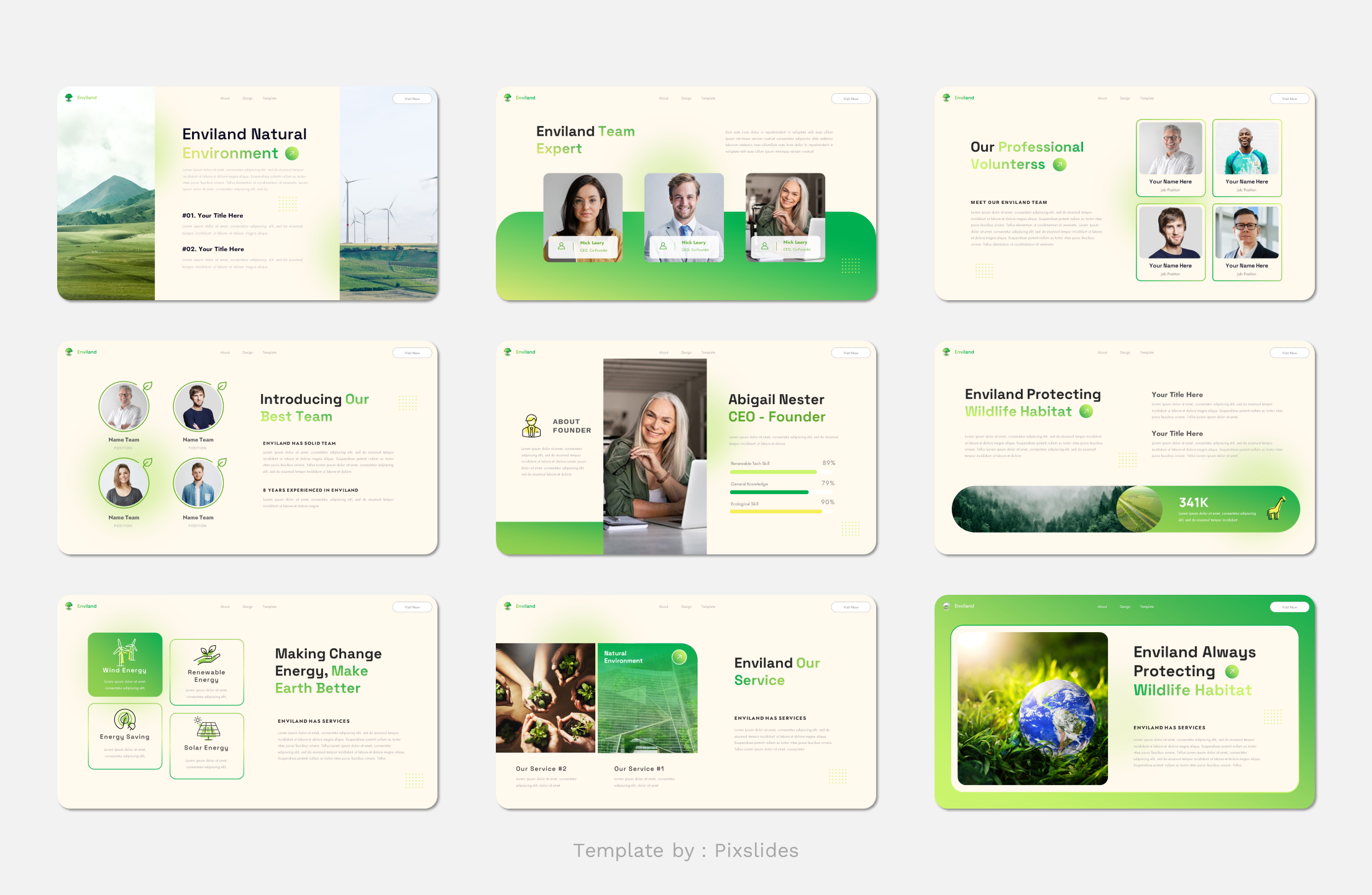 Enviland - Environment & Ecology PowerPoint Presentation Template ...