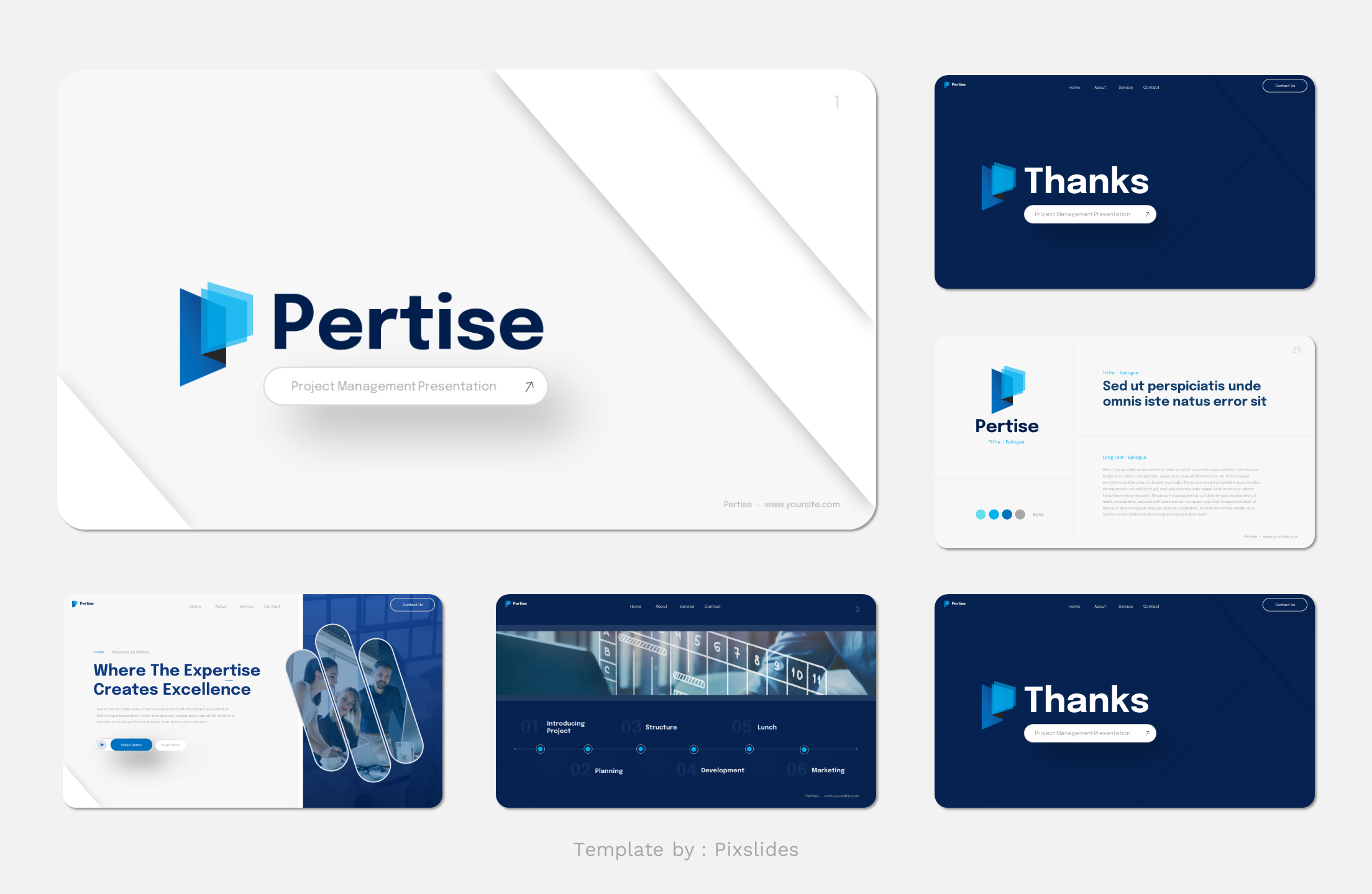 Pertise - Project Management PowerPoint Presentation Template ...