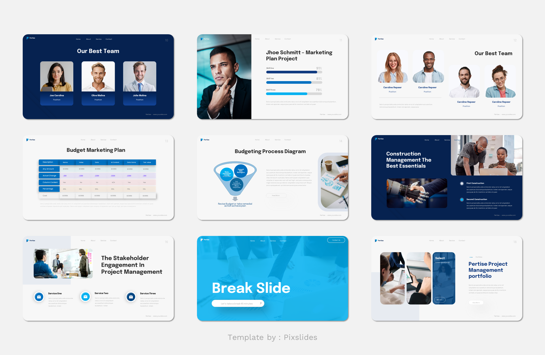 Pertise - Project Management Keynote Presentation Template ...
