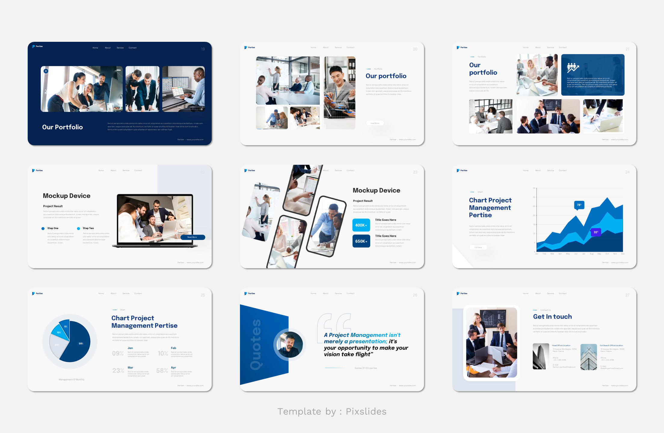 Pertise - Project Management Keynote Presentation Template ...