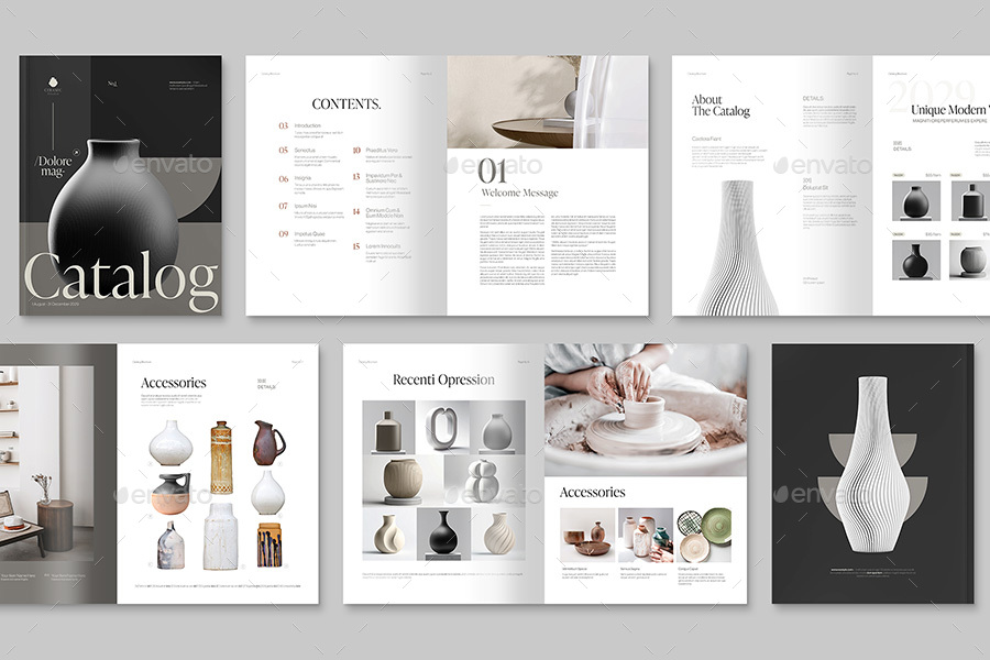 Catalog Brochure Template, Print Templates | GraphicRiver