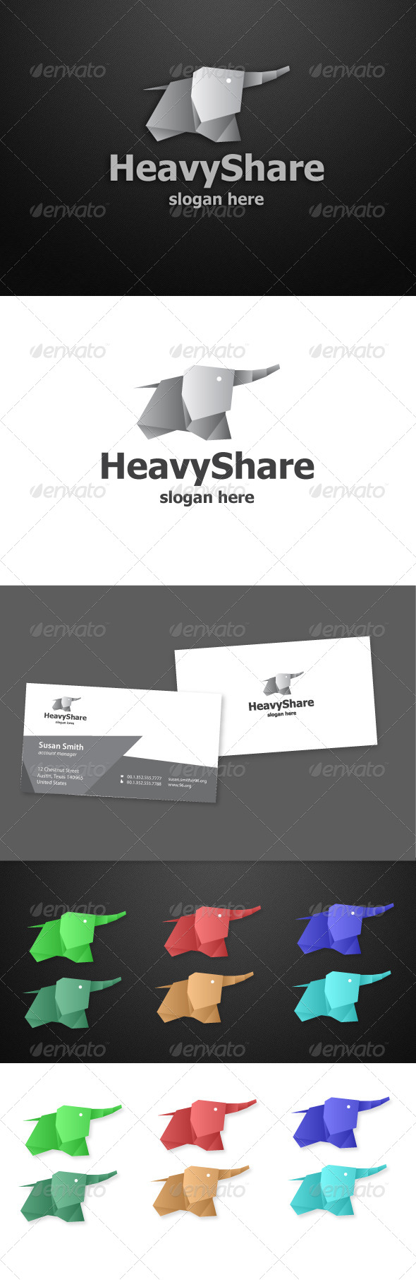 Heavy Share - Animals Logo Templates
