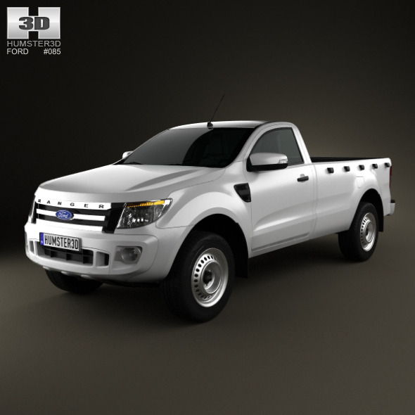 Ford Ranger Single Cab 2012 - 3DOcean Item for Sale