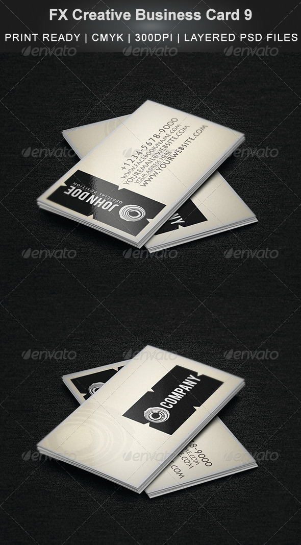 FX Creative Business Card 9 - Business Cards Print Templates