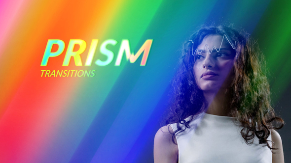 Prism Transitions Premiere Pro template preview