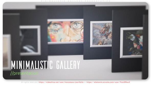 Minimalistic Gallery Presentation
