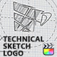 Technical Sketch Logo for Final Cut Pro - VideoHive Item for Sale