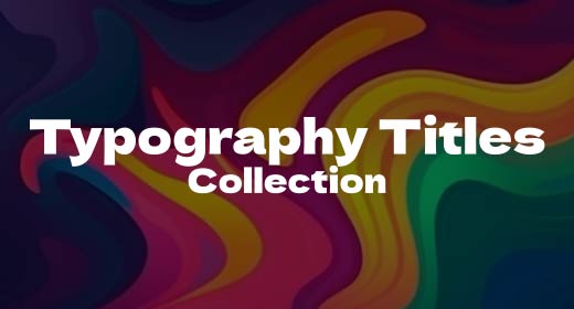 Typography Titles