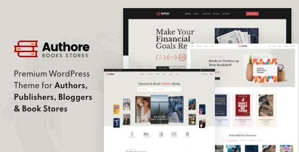 Authore - WordPress Theme for Authors and Publishers