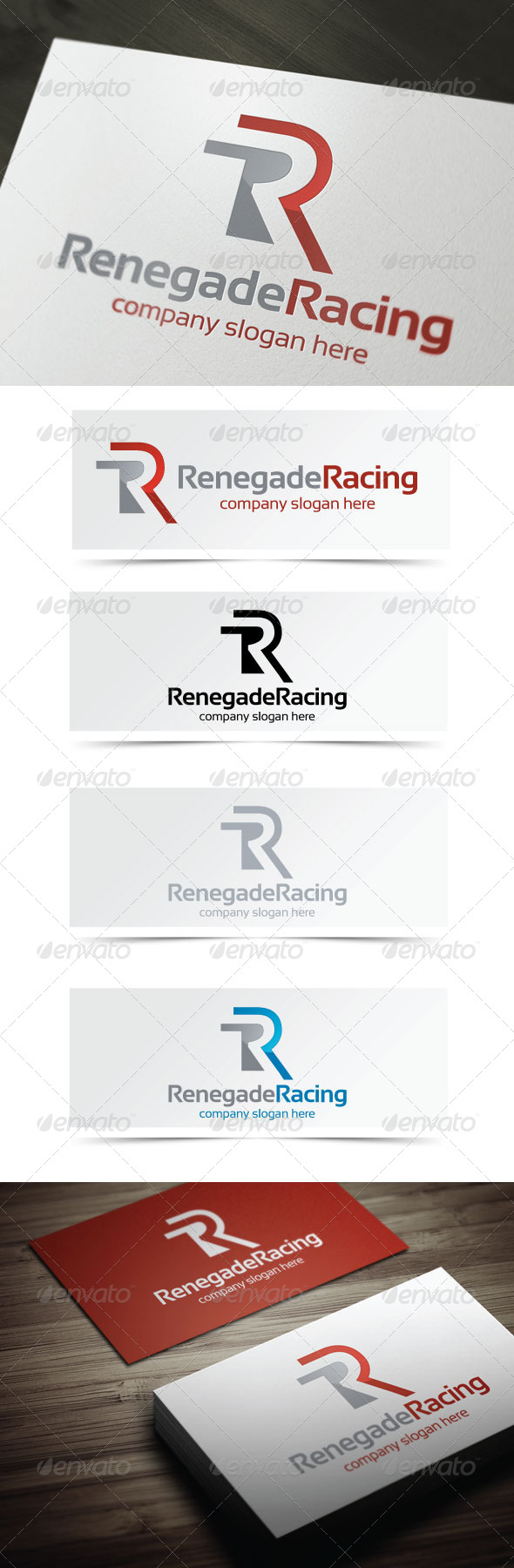 Renegade Racing - Letters Logo Templates