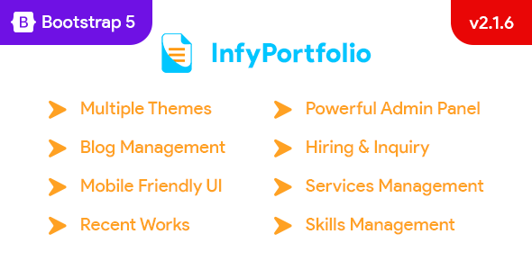 Portfolio Builder - Laravel Personal Portfolio / Resume / CV Website Theme - CV Builder