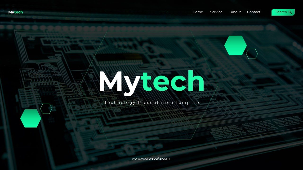 Mytech - Technology Google Slide Templates, Presentation Templates