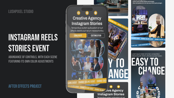Instagram Reel Education Event Product Promo template preview