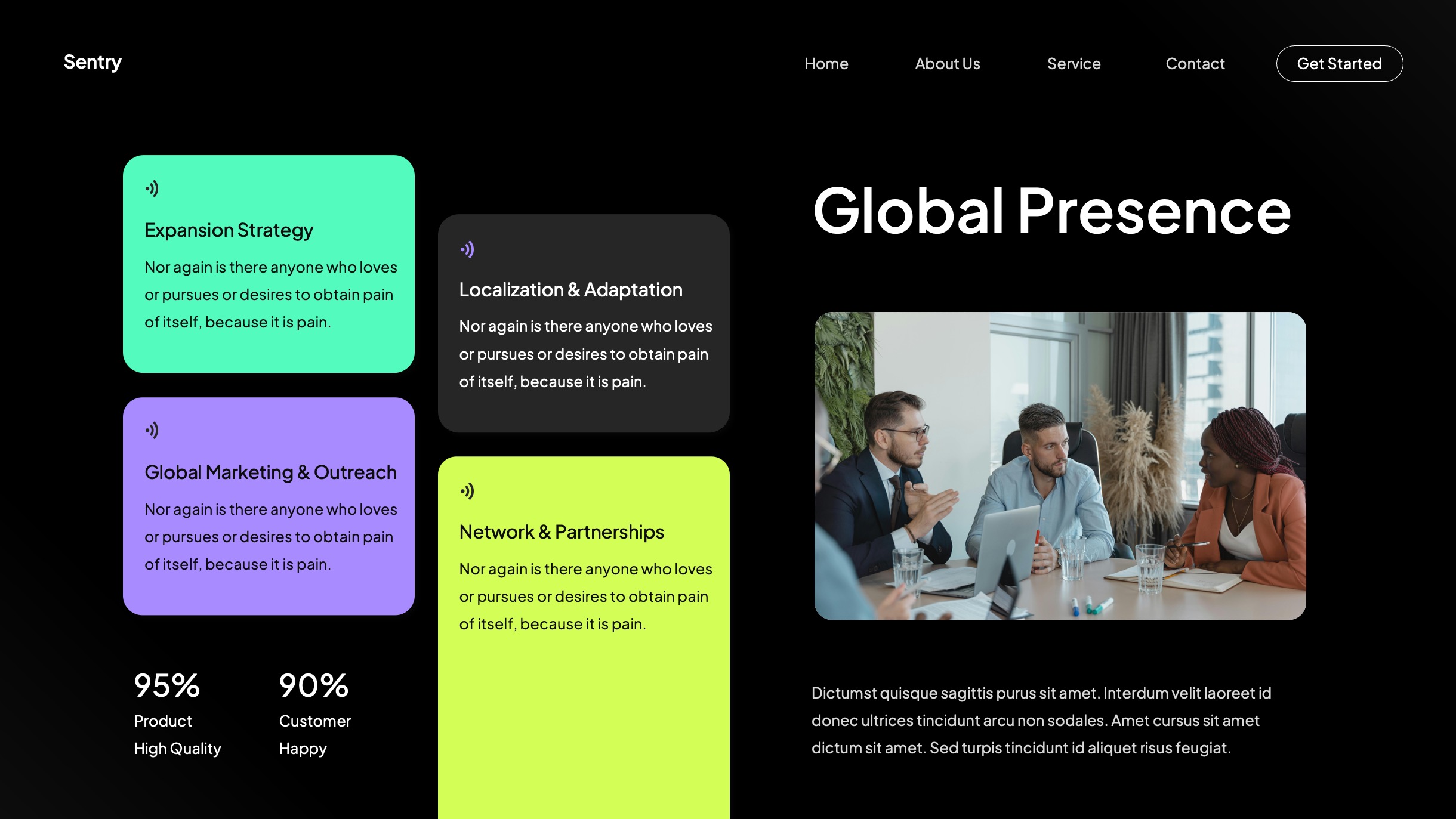 Black yellow Modern Business Company Profile Template, Presentation ...